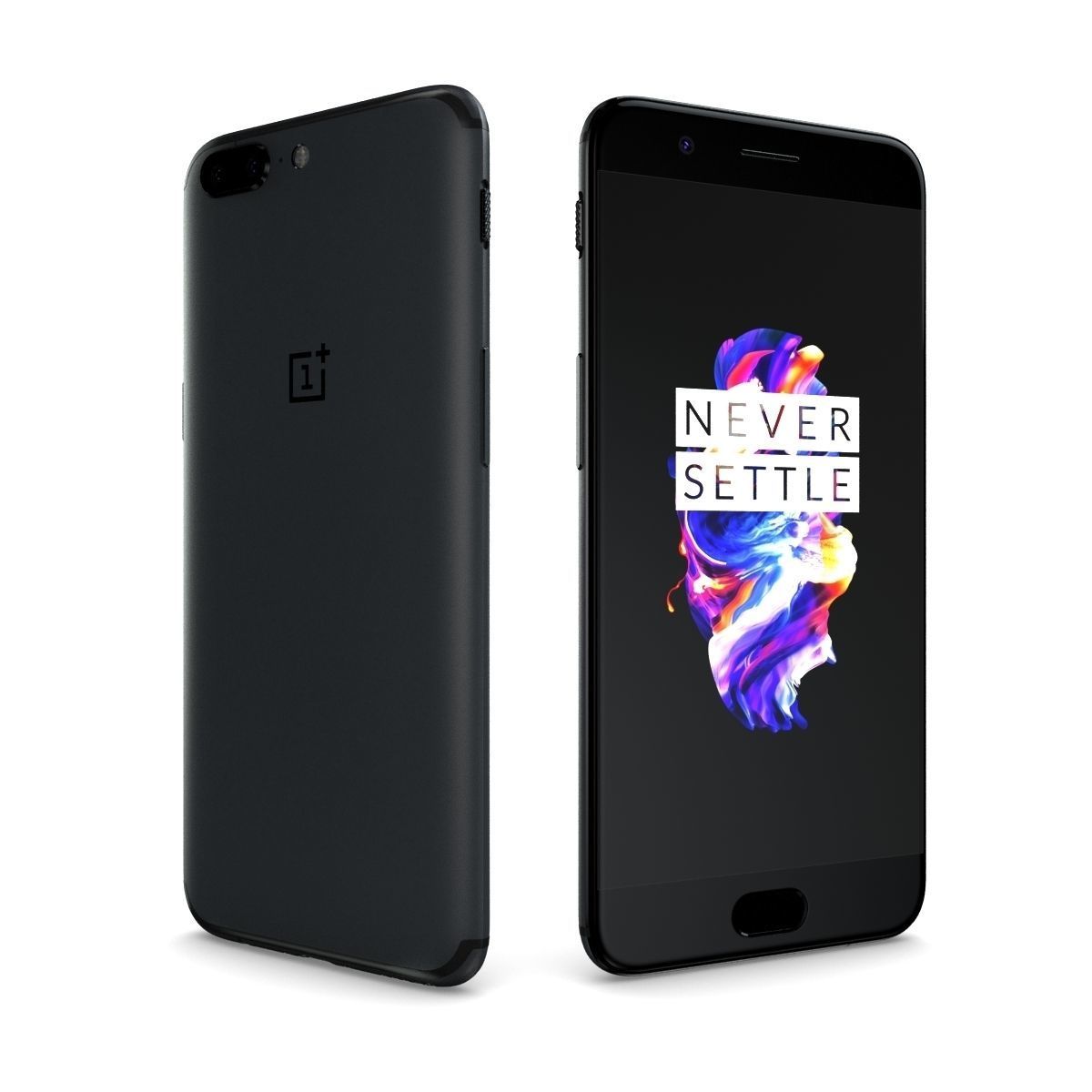 OnePlus 5 Slate Gray 3D model_3