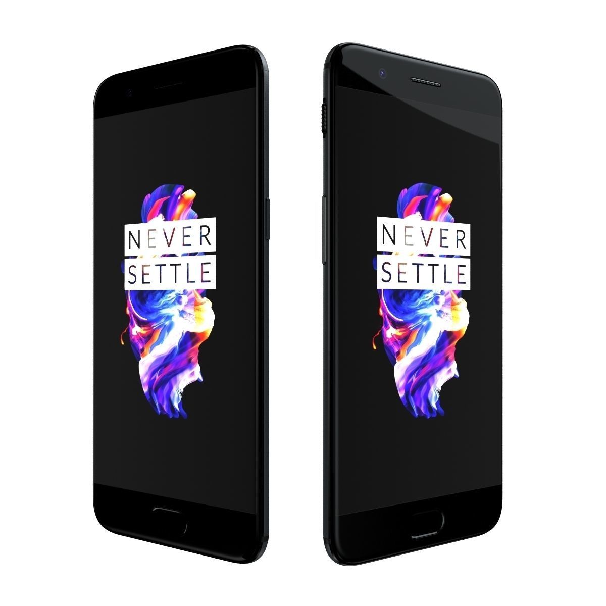 OnePlus 5 Slate Gray 3D model_6