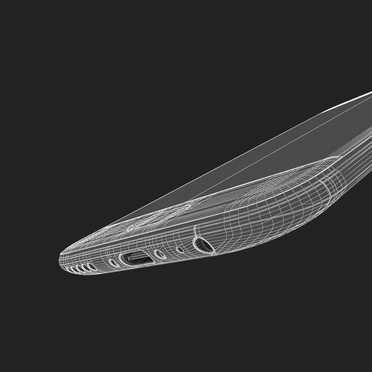 OnePlus 5 Slate Gray 3D model_20