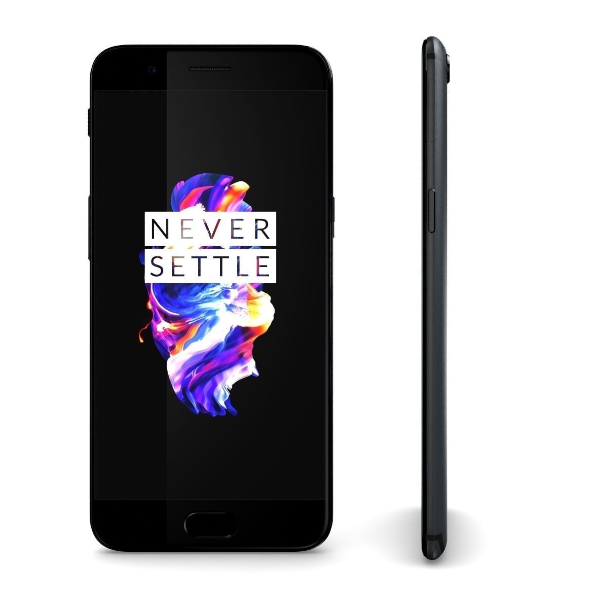 OnePlus 5 Slate Gray 3D model_1