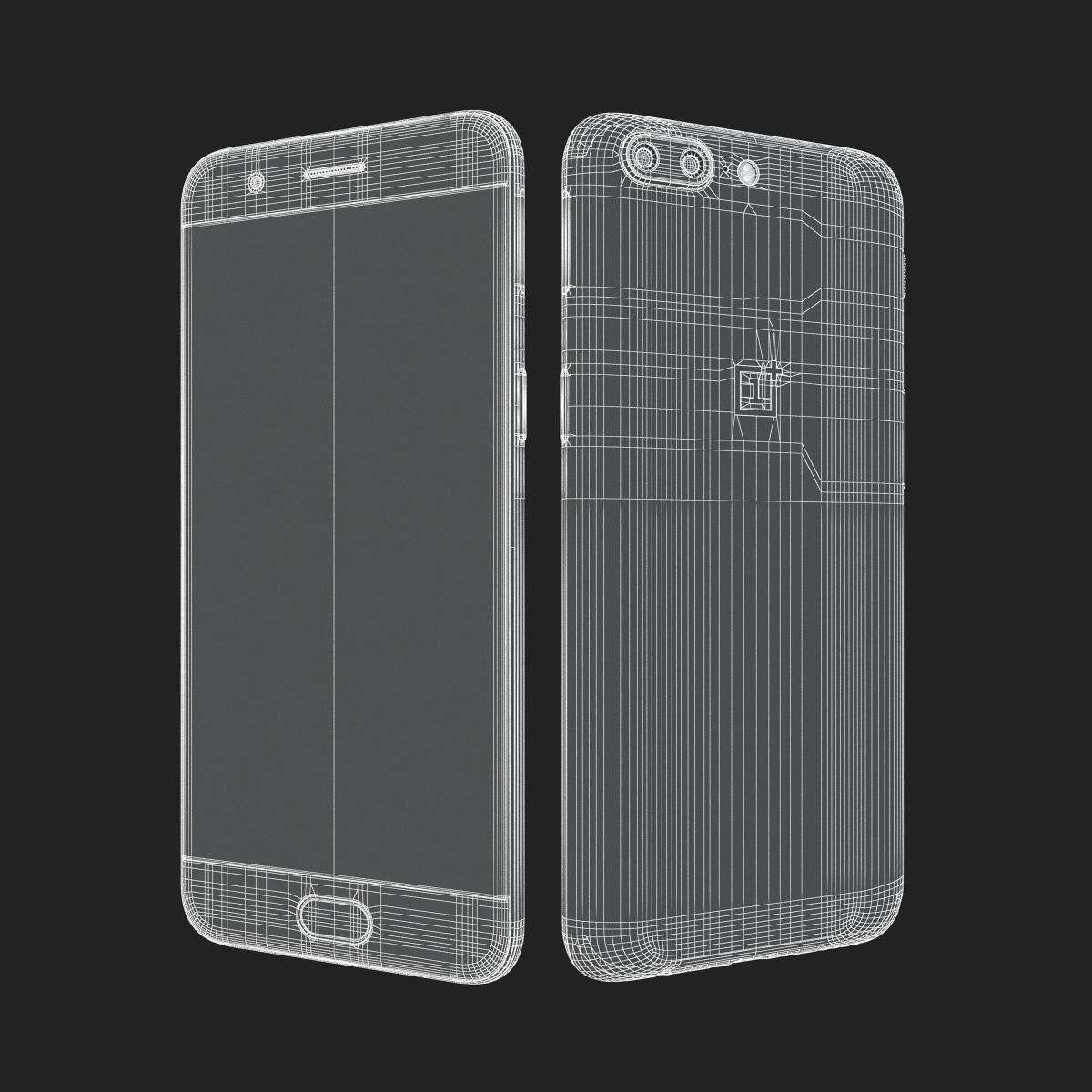 OnePlus 5 Slate Gray 3D model_18