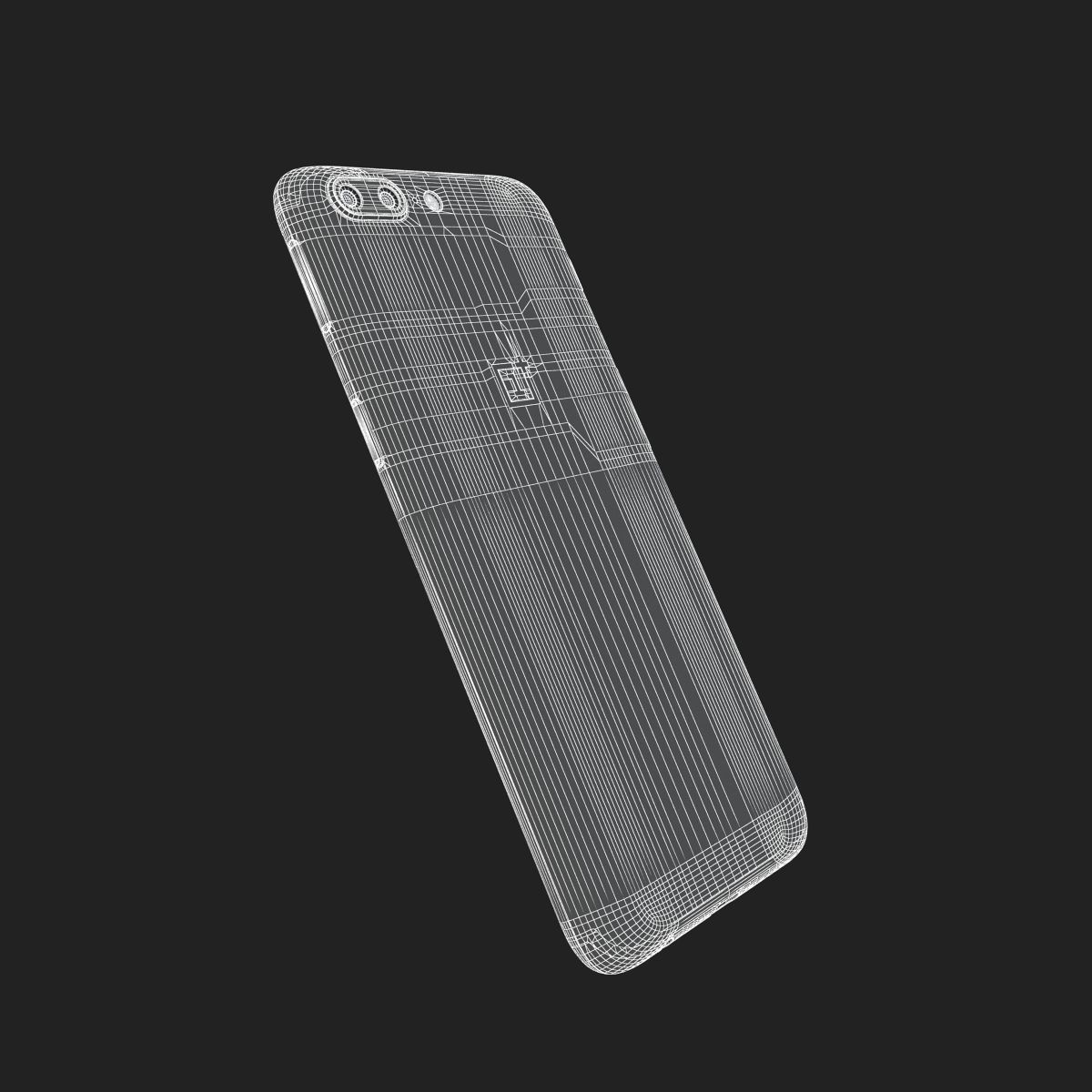 OnePlus 5 Slate Gray 3D model_27