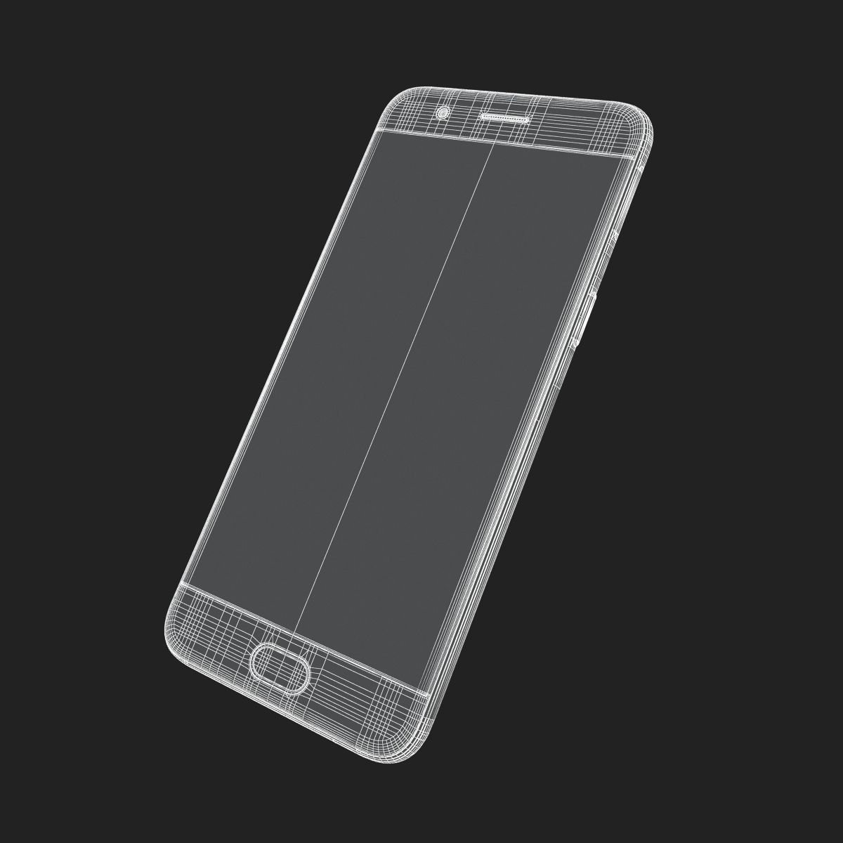 OnePlus 5 Slate Gray 3D model_26