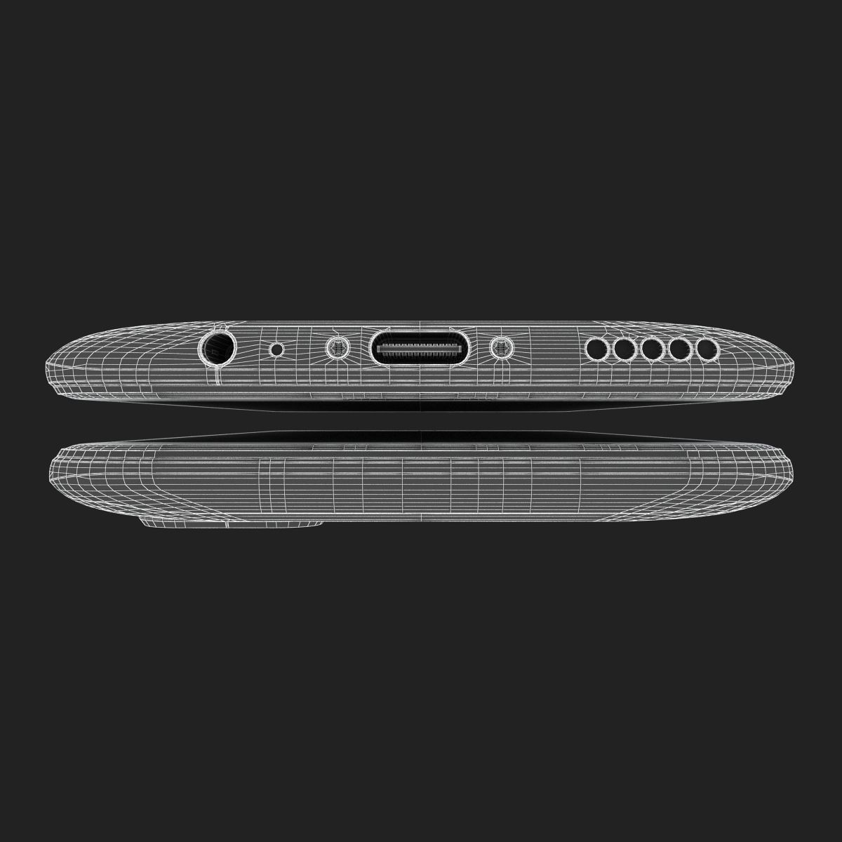 OnePlus 5 Slate Gray 3D model_24