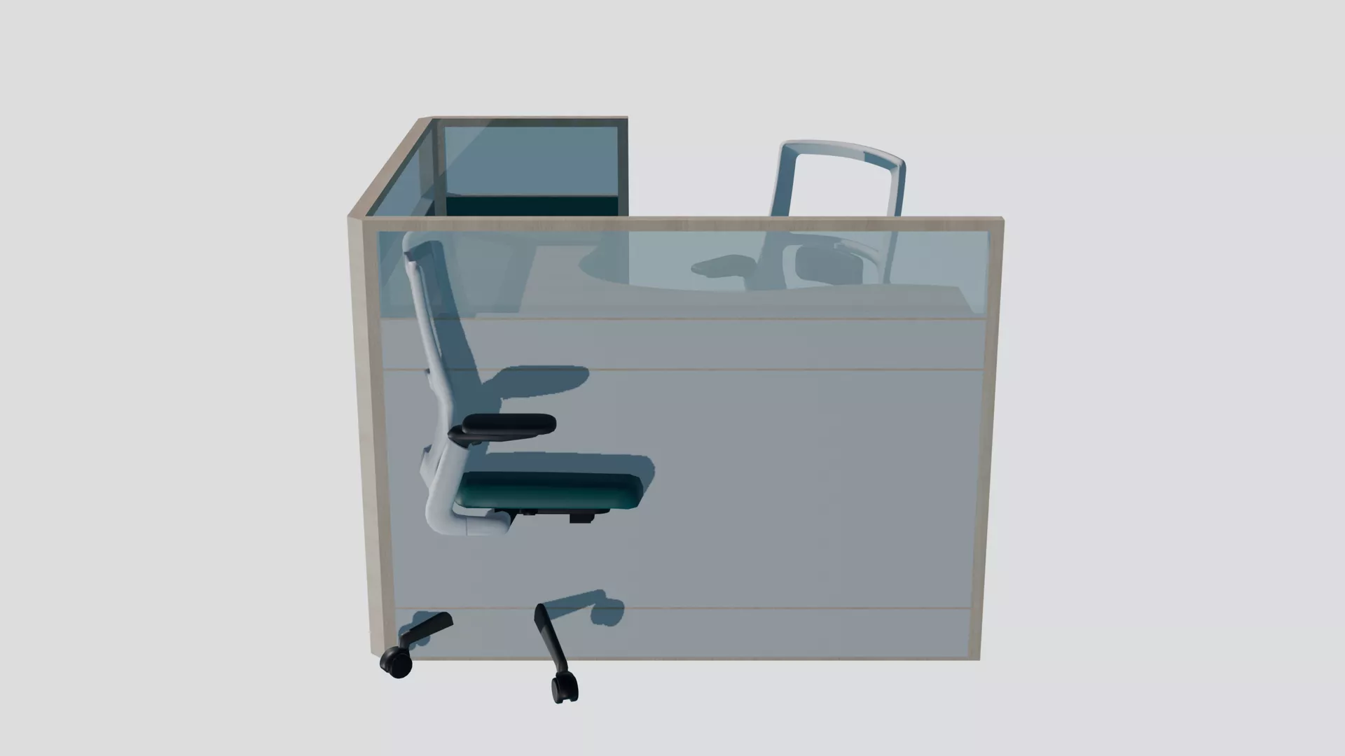 Office Partition Screen Panel Room Divider 3D Model 3D model | CGTrader
