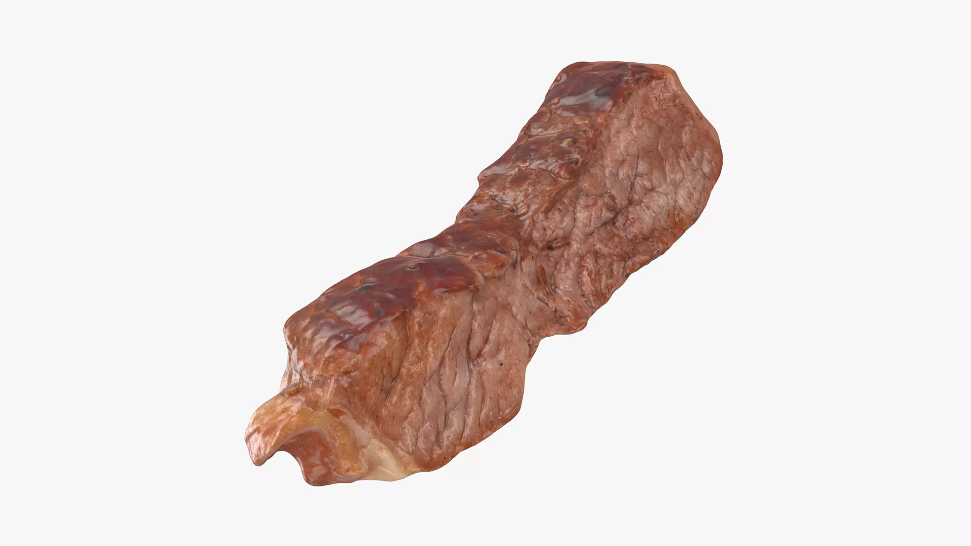 Grilled Sliced Beef Steak 2 - 3D Scanned Low-poly 3D model