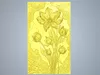 Modern Floral Blossom Decor Bas Relief Mural STL CNC 96 3D model | CGTrader