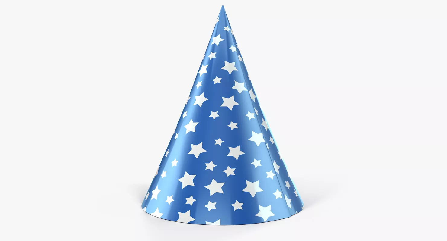 Star Party Hat 3D model