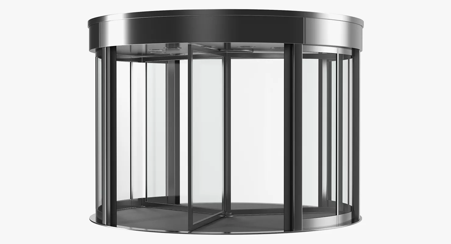 Revolving Door System 3D model