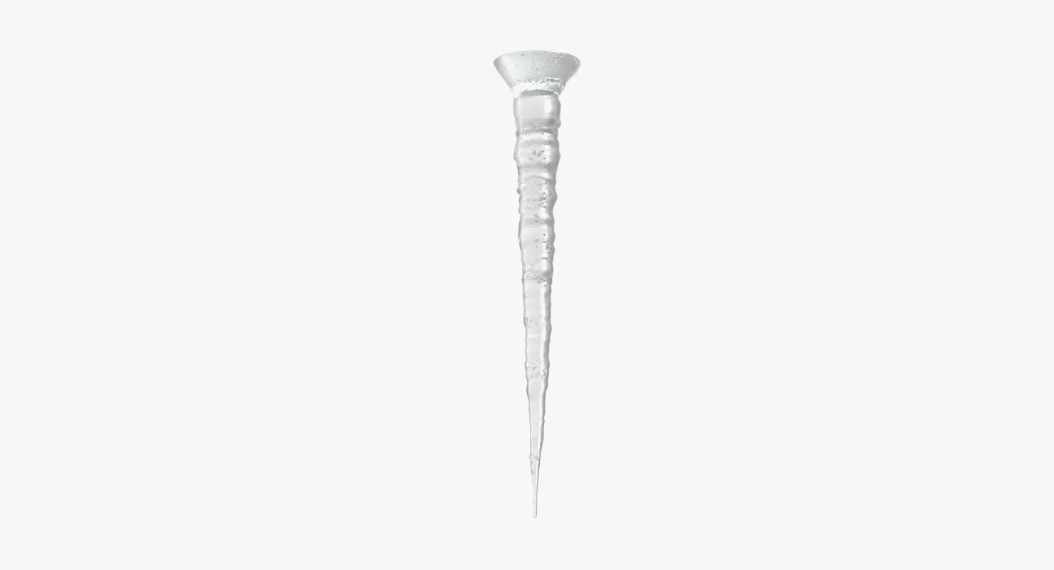 Single Icicle 3D model