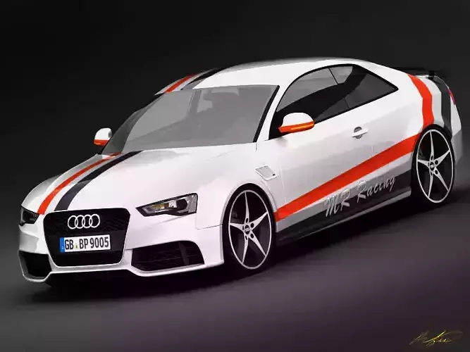 Audi A5 2012 Race Version 3D model