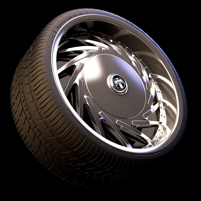 15 Beautiful rims Pack 3D model_8