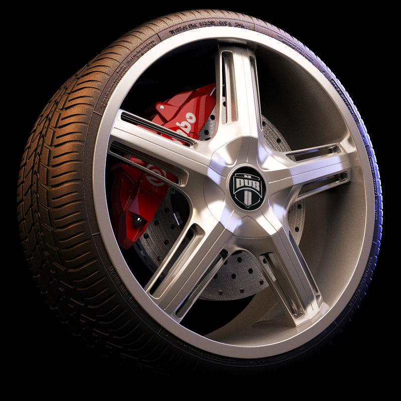 15 Beautiful rims Pack 3D model_5