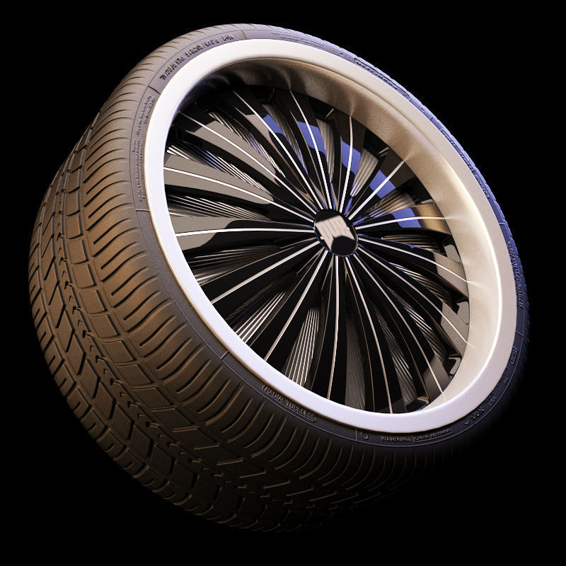 15 Beautiful rims Pack 3D model_7