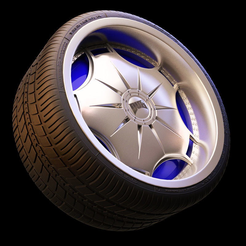 15 Beautiful rims Pack 3D model_69