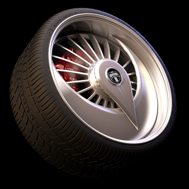 15 Beautiful rims Pack 3D model_4