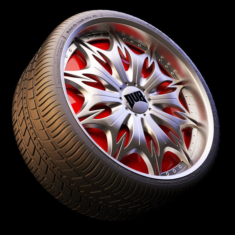 15 Beautiful rims Pack 3D model_12