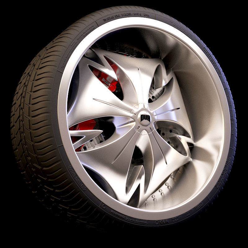 15 Beautiful rims Pack 3D model_25