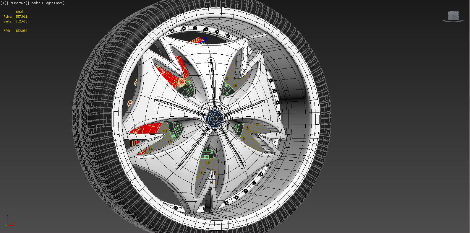 15 Beautiful rims Pack 3D model_28