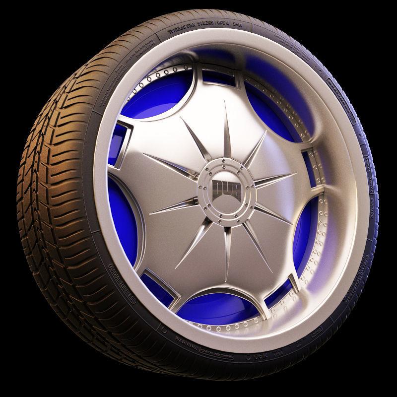 15 Beautiful rims Pack 3D model_11