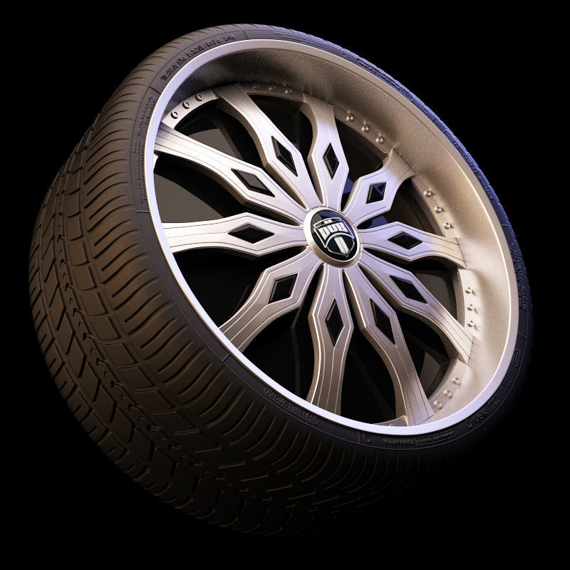 15 Beautiful rims Pack 3D model_9