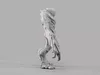 Winged Insectoid Fantasy Creature with Golden Membranes S00695 3D model ...