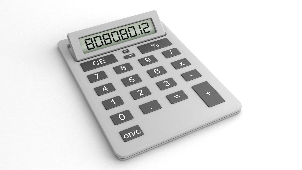 High quality basic calculator 3D model 3D model_2