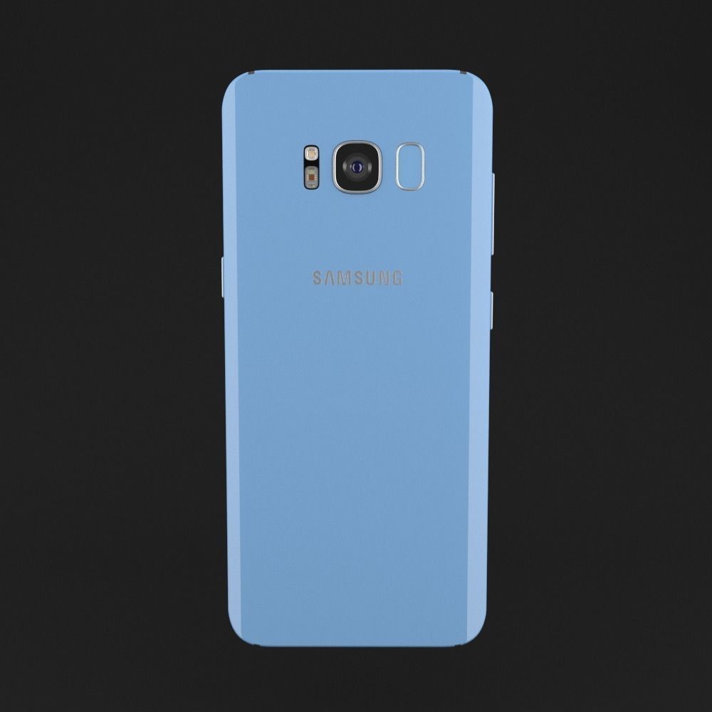 Samsung Galaxy S8 all colors collection high poly 3D model_4