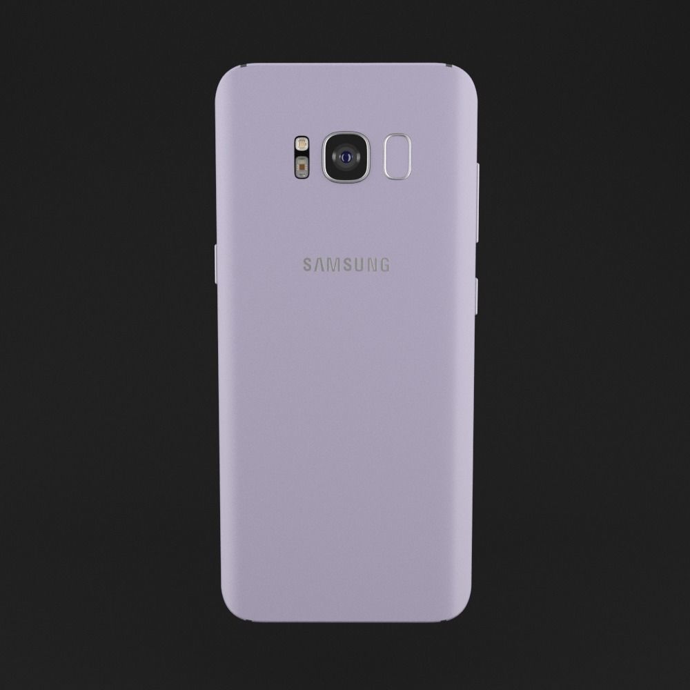 Samsung Galaxy S8 all colors collection high poly 3D model_3