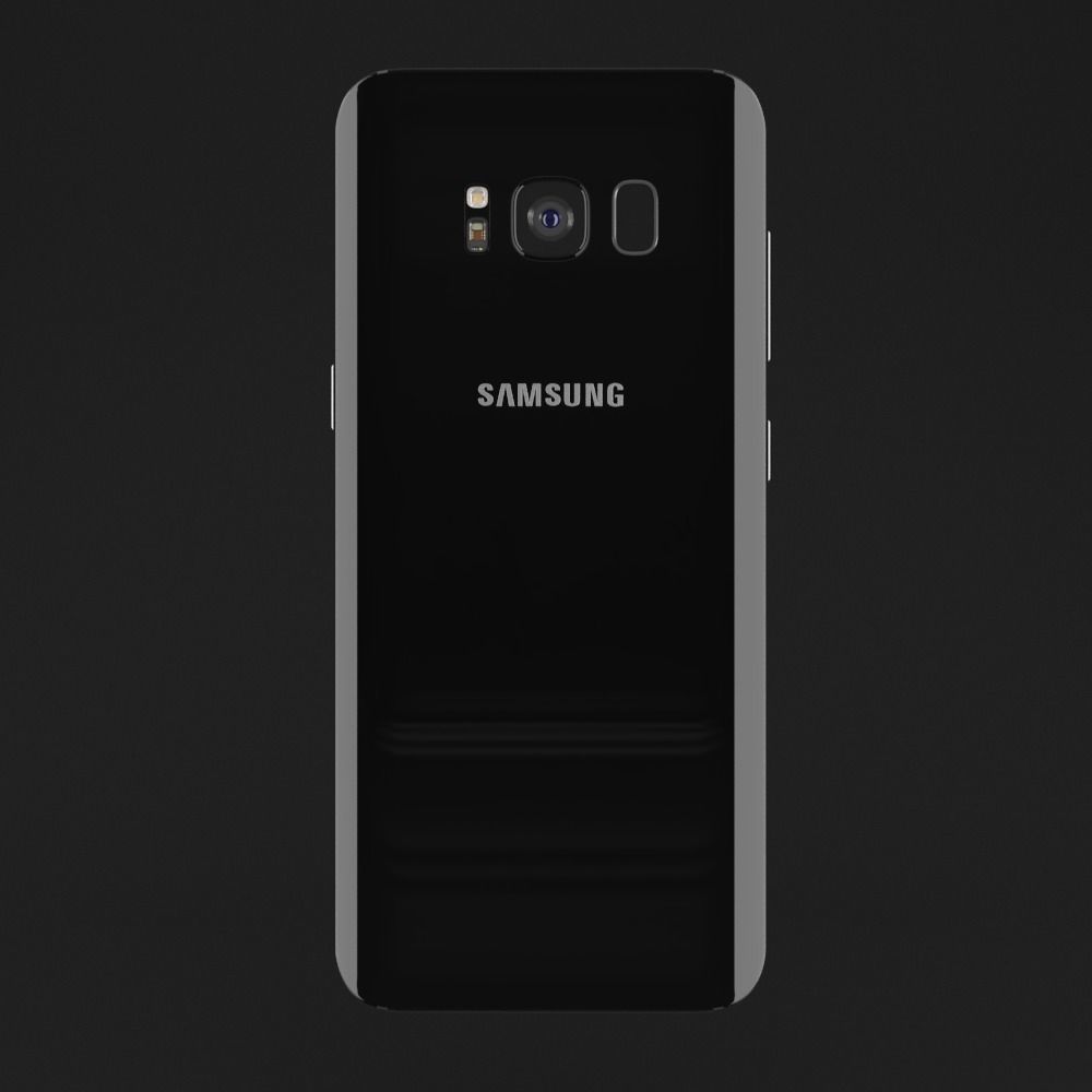 Samsung Galaxy S8 all colors collection high poly 3D model_8