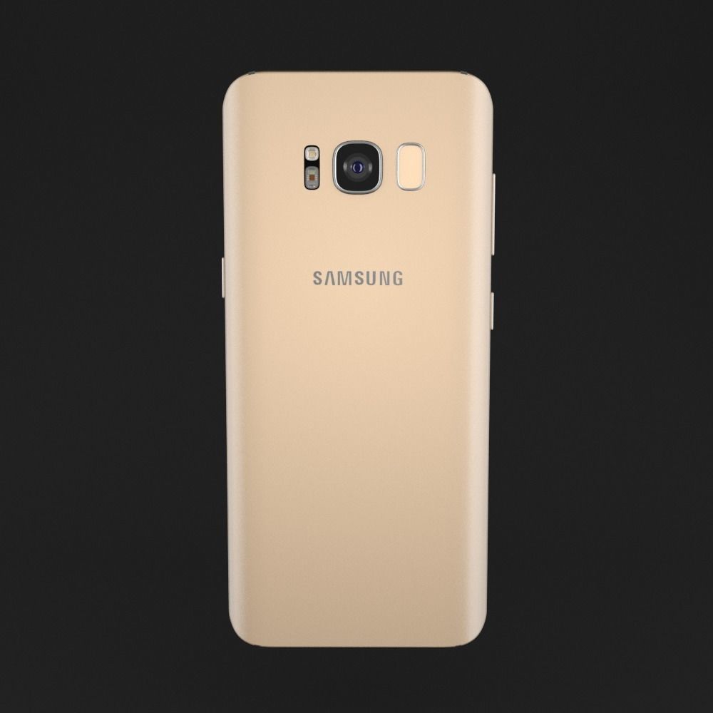 Samsung Galaxy S8 all colors collection high poly 3D model_5