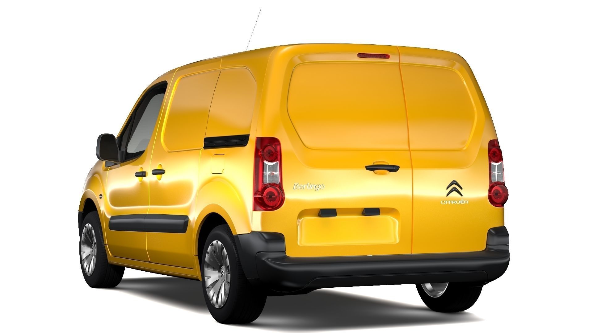 Citroen Berlingo Van L1 2slidedoors 2017 3D model_4