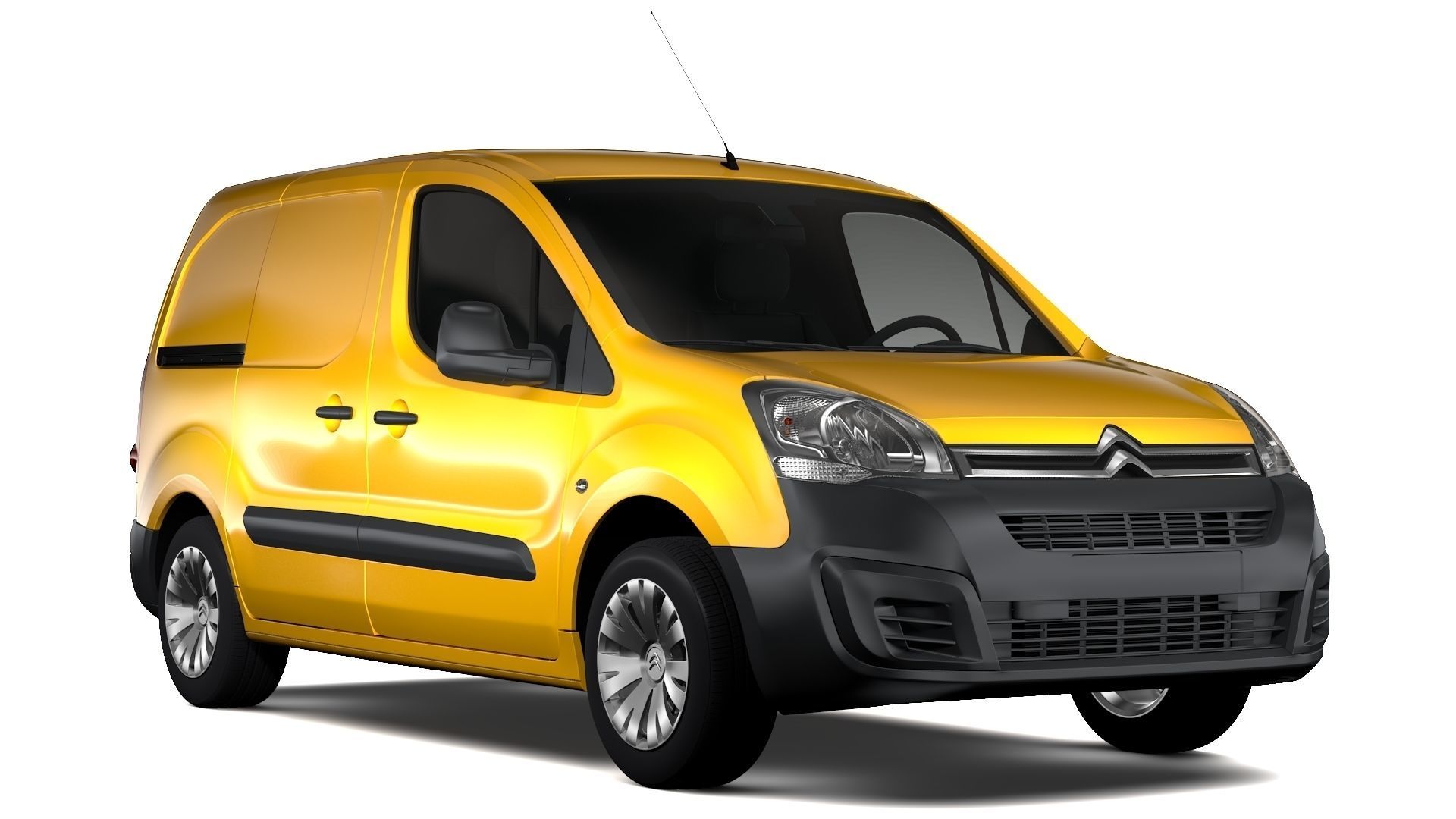 Citroen Berlingo Van L1 2slidedoors 2017 3D model_3