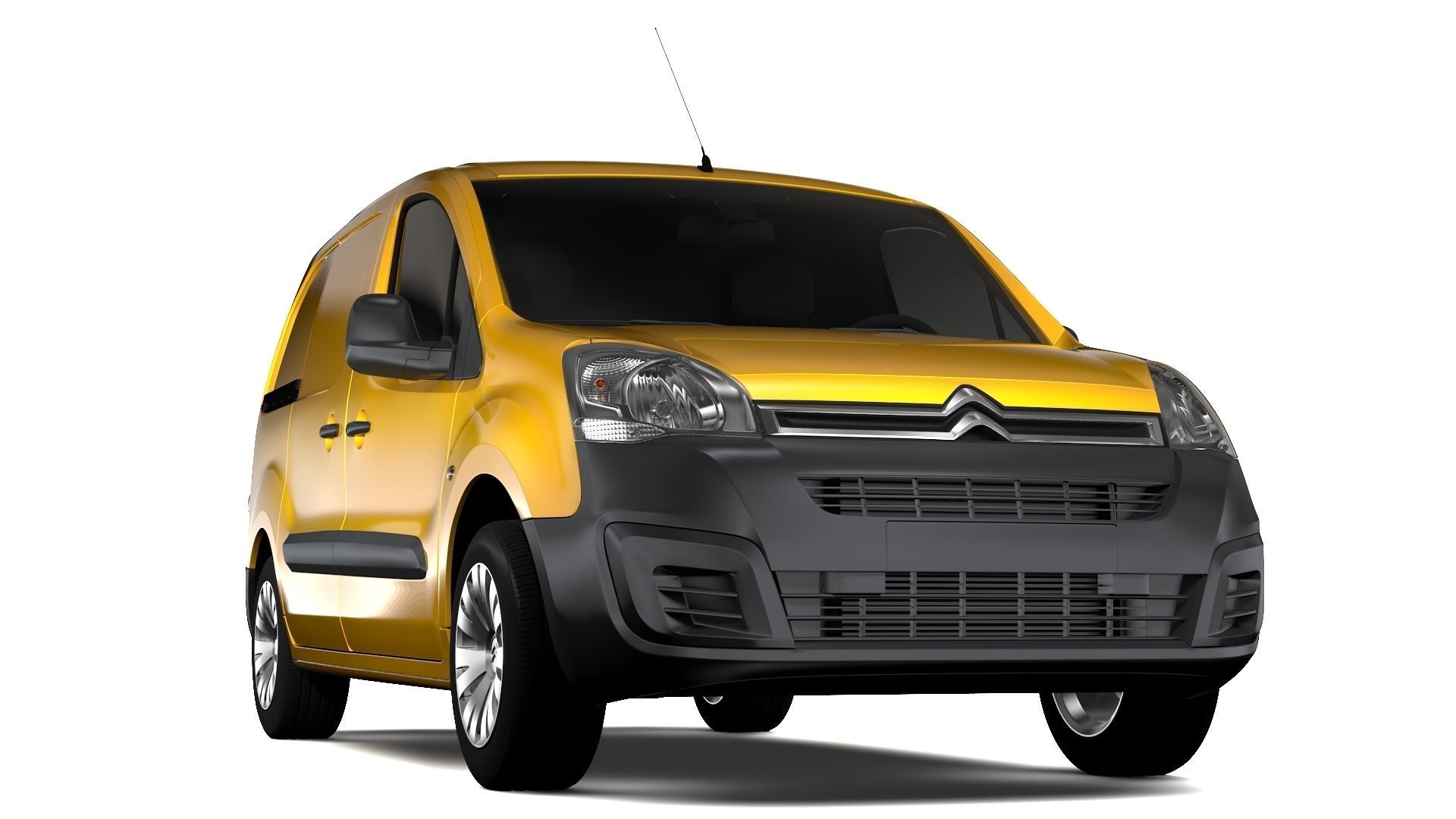 Citroen Berlingo Van L1 2slidedoors 2017 3D model_2