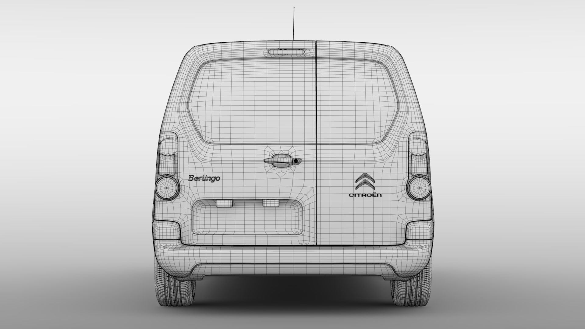 Citroen Berlingo Van L1 2slidedoors 2017 3D model_17