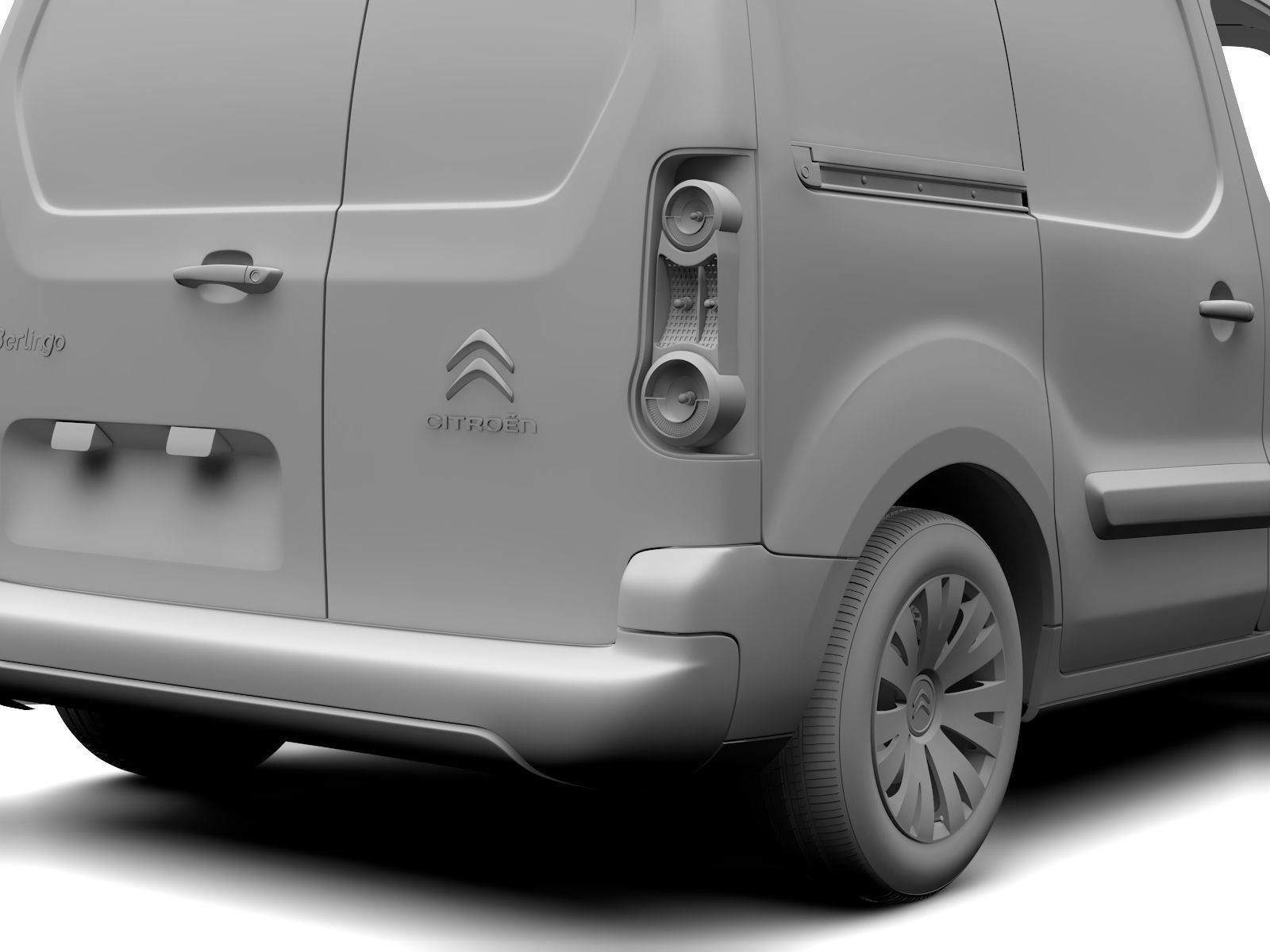Citroen Berlingo Van L1 2slidedoors 2017 3D model_15