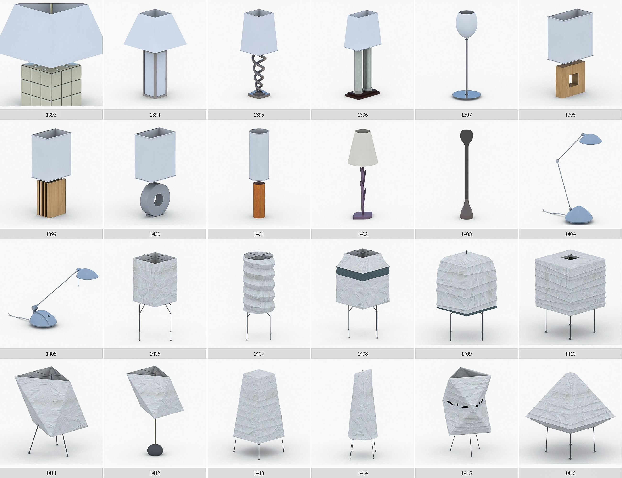 Interior Furniture Collection - 1668 MEGAPACK Low-poly 3D model_118