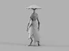 Mushroom Head Forest Wanderer in Layered Robes S00678 3D model | CGTrader