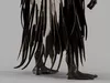 Dark Fantasy Shaman with Skull Mask and Tattered Cloak S00676 3D model ...