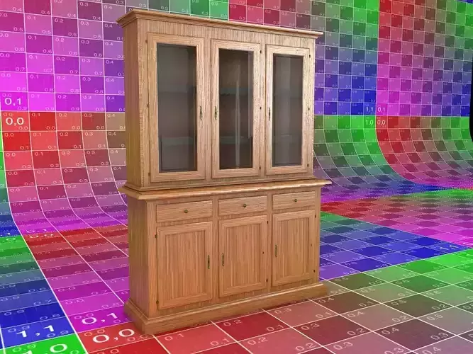 Venetian style dresser 3D model