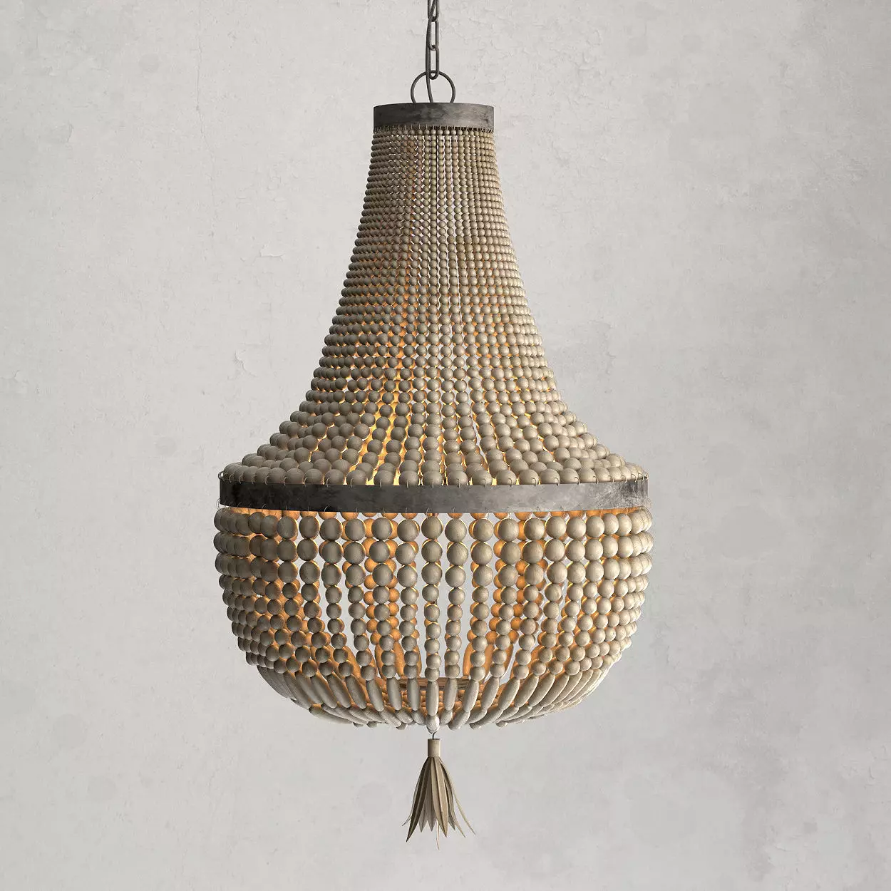 ROUND CHANDLE 104986 WOOD 3D model_0