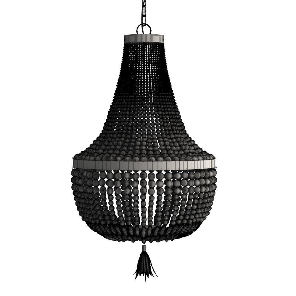 ROUND CHANDLE 104986 WOOD 3D model_4