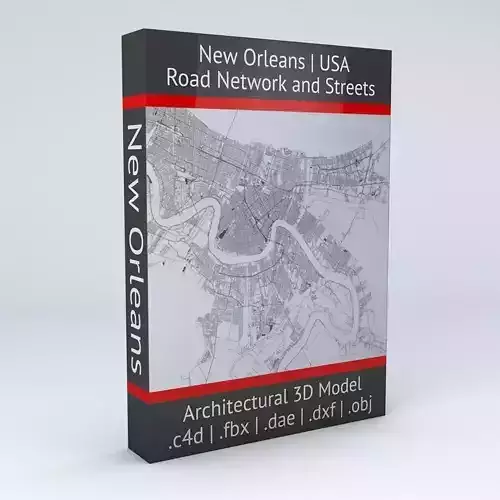 New Orleans Road Network and Streets