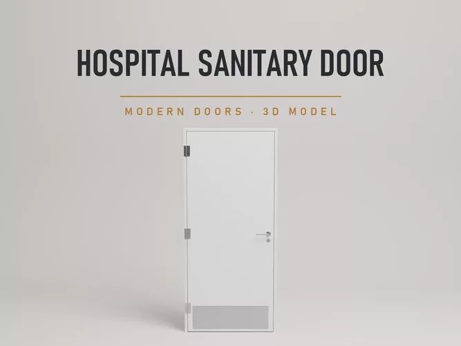Animated Hospital Sanitary Door