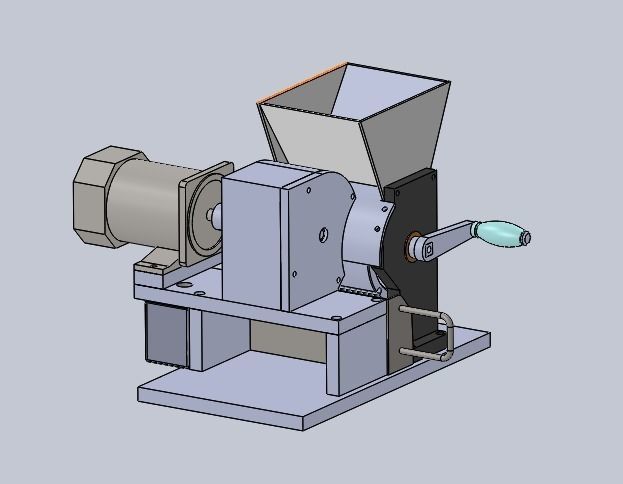 soybean milk machine by hand 3D model_0