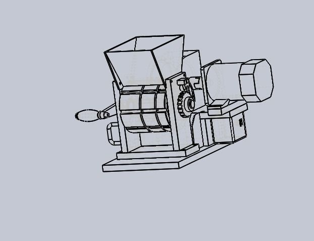 soybean milk machine by hand 3D model_6