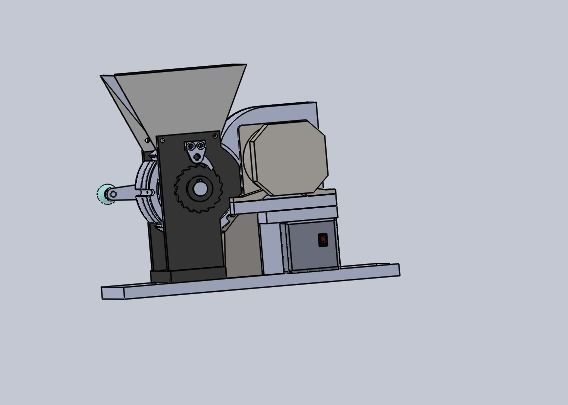 soybean milk machine by hand 3D model_4