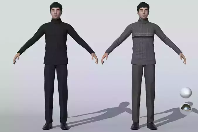 Men in sweaters Male Casual  