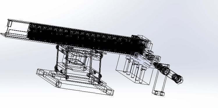 A vibrating disc feeding mechanism 3D model_6