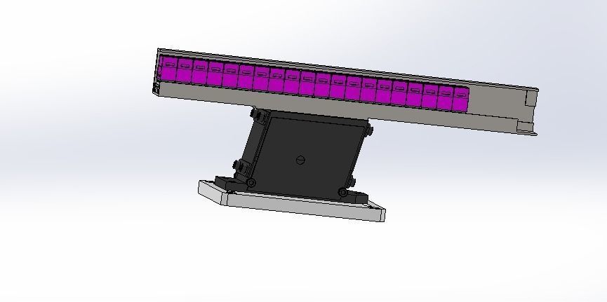A vibrating disc feeding mechanism 3D model_2